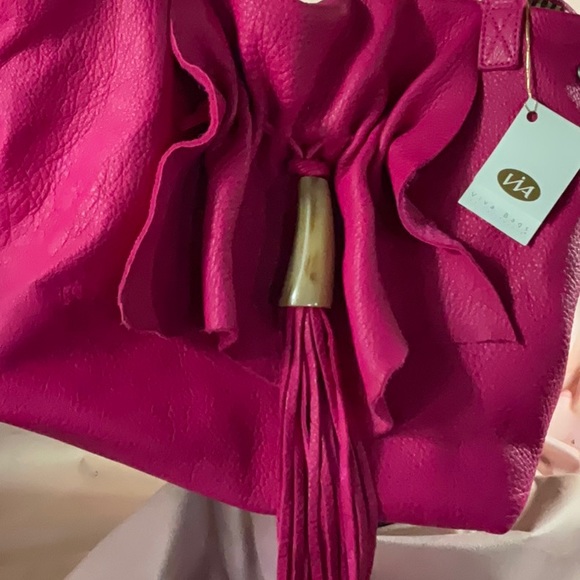 VIVA Bags of CA *NWT* Soft Pebble Italian Leather - Picture 2 of 8